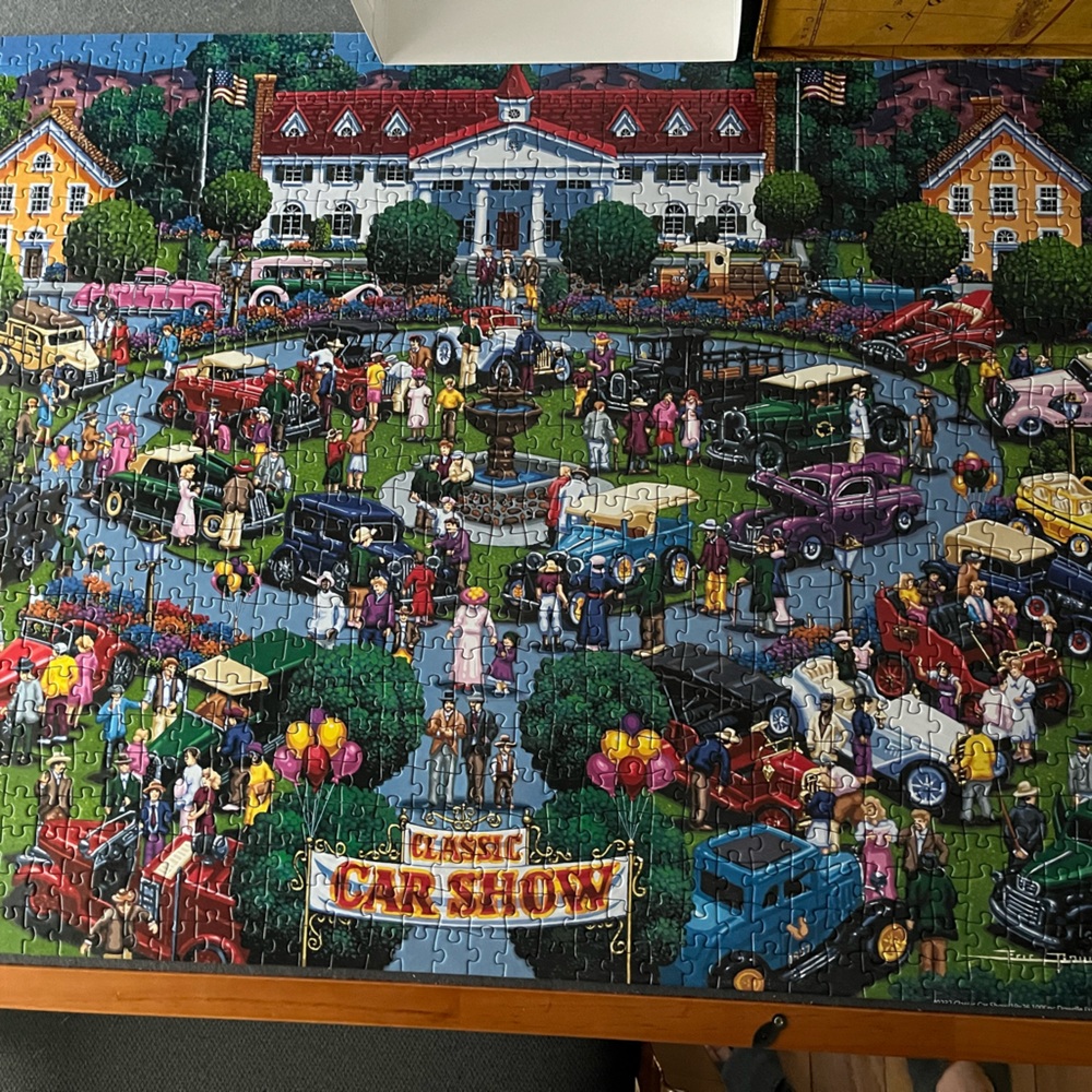 1000 piece Car Show puzzle - DOWDLE